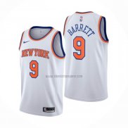 Camiseta New York Knicks RJ Barrett NO 9 Association 2019-20 Blanco