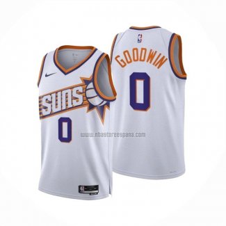 Camiseta Phoenix Suns Jordan Goodwin NO 0 Association 2023-24 Blanco