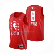 Camiseta All Star 2022 Chicago Bulls Zach LaVine NO 8 Granate