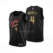 Camiseta Cleveland Cavaliers Evan Mobley NO 4 Statement 2022-23 Negro