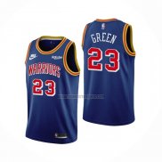 Camiseta Golden State Warriors Draymond Green NO 23 75th Anniversary Azul