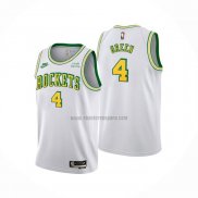 Camiseta Houston Rockets Jalen Green NO 4 Classic 2022-23 Blanco