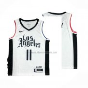 Camiseta Los Angeles Clippers John Wall NO 11 Ciudad 2019-20 Blanco