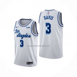 Camiseta Los Angeles Lakers Anthony Davis NO 3 Classic 2019-20 Blanco