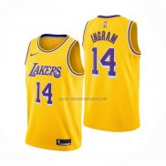 Camiseta Los Angeles Lakers Brandon Ingram NO 14 Icon Amarillo