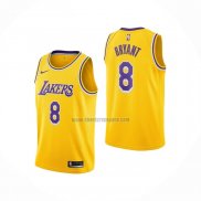 Camiseta Los Angeles Lakers Kobe Bryant NO 8 Icon 2018-19 Amarillo