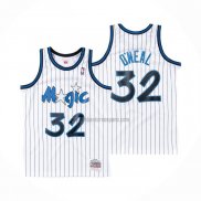 Camiseta Orlando Magic Shaquille O'Neal NO 32 Retro Blanco