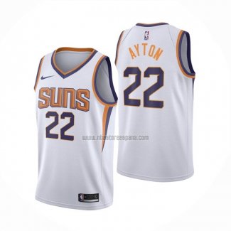 Camiseta Phoenix Suns Deandre Ayton NO 22 Association 2021 Blanco