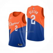 Camiseta Cleveland Cavaliers Collin Sexton NO 2 Ciudad Edition Azul