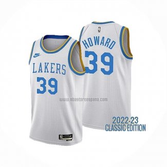 Camiseta Los Angeles Lakers Dwight Howard NO 39 Classic 2022-23 Blanco