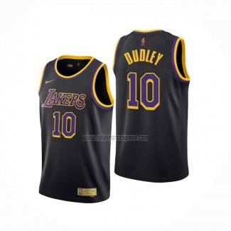 Camiseta Los Angeles Lakers Jared Dudley NO 10 Earned 2020-21 Negro