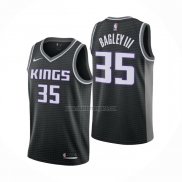 Camiseta Sacramento Kings Marvin Bagley III NO 35 Statement 2019-20 Negro