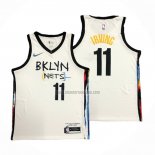 Camiseta Brooklyn Nets Kyrie Irving NO 11 Ciudad 2020-21 Blanco