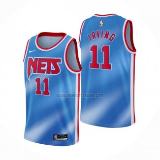 Camiseta Brooklyn Nets Kyrie Irving NO 11 Classic 2020-21 Azul