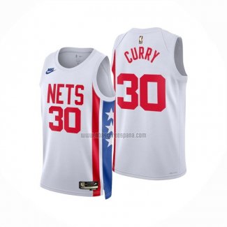 Camiseta Brooklyn Nets Seth Curry NO 30 Classic 2022-23 Blanco