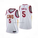 Camiseta Cleveland Cavaliers Cavaliers Dennis Smith NO 5 Association 2017-18 Blanco