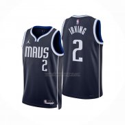 Camiseta Dallas Mavericks Kyrie Irving NO 2 Statement 2022-23 Azul