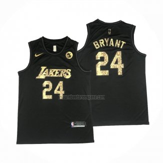 Camiseta Los Angeles Lakers Kobe Bryant NO 24 Negro