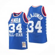 Camiseta All Star 1985 Hakeem Olajuwon NO 34 Azul