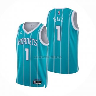 Camiseta Charlotte Hornets LaMelo Ball NO 1 Icon 2022-23 Verde