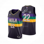 Camiseta New Orleans Pelicans Larry Nance JR. NO 22 Ciudad 2022-23 Violeta