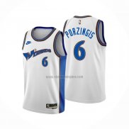 Camiseta Washington Wizards Kristaps Porzingis NO 6 Classic 2022-23 Blanco