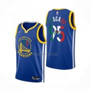 Camiseta Golden State Warriors Juan Toscano-Anderson NO 95 Icon Royal Special Mexico Edition Azul