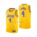 Camiseta Los Angeles Lakers Alex Caruso NO 4 Icon 2020-21 Amarillo