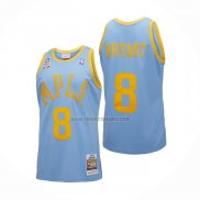 Camiseta Los Angeles Lakers Kobe Bryant NO 8 Mitchell & Ness 2001-02 Azul