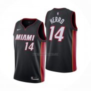 Camiseta Miami Heat Tyler Herro NO 14 Icon 2020-21 Negro