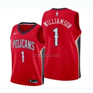 Camiseta Nino New Orleans Pelicans Zion Williamson NO 1 Statement 2019-20 Rojo