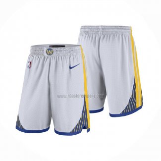 Pantalone Golden State Warriors 2017-18 Blanco