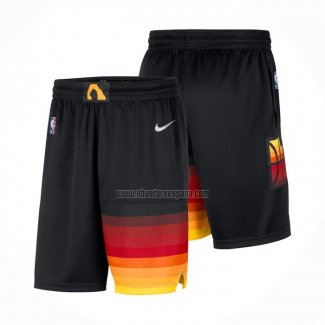 Pantalone Utah Jazz Ciudad 2020-21 Negro