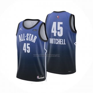 Camiseta All Star 2023 Utah Jazz Donovan Mitchell NO 45 Azul