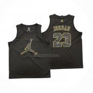 Camiseta Michael Jordan NO 23 Negro Oro