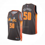 Camiseta Orlando Magic Cole Anthony NO 50 Ciudad 2021-22 Marron