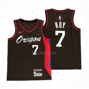 Camiseta Portland Trail Blazers Brandon Roy NO 7 Ciudad 2020-21 Marron