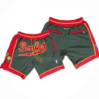 Pantalone Seattle SuperSonics Just Don Verde