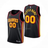 Camiseta Atlanta Hawks Personalizada Statement Negro