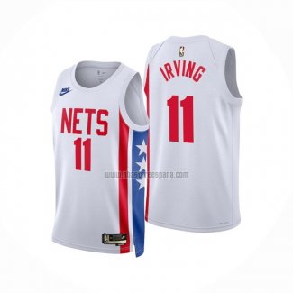 Camiseta Brooklyn Nets Kyrie Irving NO 11 Statement 2022-23 Blanco