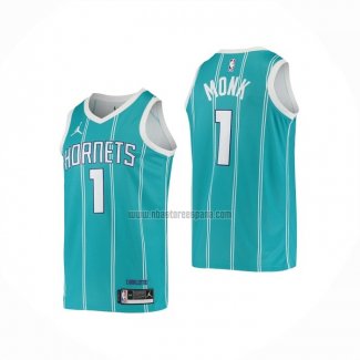 Camiseta Charlotte Hornets Malik Monk NO 1 Icon 2020-21 Verde