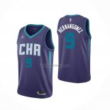 Camiseta Charlotte Hornets Willy Hernangomez NO 9 Statement Edition Violeta