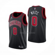 Camiseta Chicago Bulls Coby White NO 0 Statement 2020-21 Negro