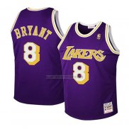 Camiseta Nino Los Angeles Lakers Kobe Bryant NO 8 Retro Violeta