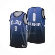 Camiseta All Star 2023 Indiana Pacers Tyrese Haliburton NO 0 Azul