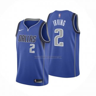 Camiseta Dallas Mavericks Kyrie Irving NO 2 Icon 2022-23 Azul