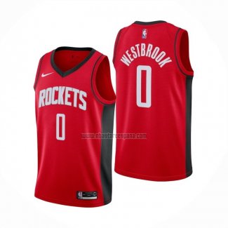 Camiseta Houston Rockets Russell Westbrook NO 0 Icon 2019-20 Rojo