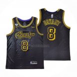 Camiseta Los Angeles Lakers Kobe Bryant NO 8 Crenshaw Black Mamba Negro