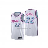 Camiseta Miami Heat Jimmy Butler NO 22 Ciudad 2019 Blanco