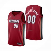 Camiseta Miami Heat Personalizada Statement Rojo